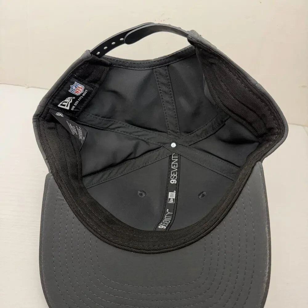 Atlanta Falcons New Era 9SEVENTY Hat Cap Patch Performance NFL Sideline Charcoal